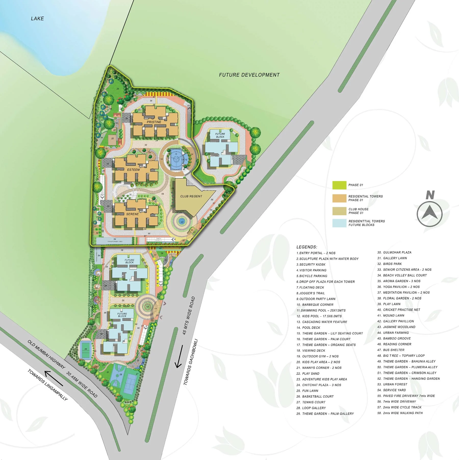 Map of Auro Regent, Hyderabad